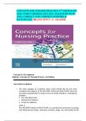 CONCEPTS FOR NURSING PRACTICE 3RD EDITION BY JEAN FORET GIDDENS 2025-2026. QUESTIONS WITH 100% CORRECT AND VERIFIED ANSWERS & RATIONALES. BRAND NEW!!! A+ GRADED.