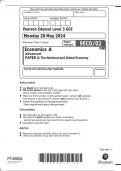 A-LEVEL EDEXCEL  ECONOMICS A PAPER 2 June 2024 QUESTION PAPER (9EC0/02)