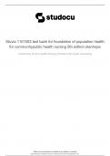 Exam (elaborations) Public Health Nursing  Ed  Community & Public Health Nursing