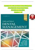 TEST BANK For Little and Falace's Dental Management of the Medically Compromised Patient, 10th Edition by Craig Miller, Verified Chapters 1 - 30, Complete Newest Version