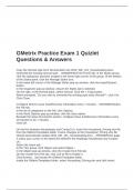 GMetrix Practice Exam 1 Quizlet Questions & Answers