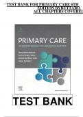 TEST BANK FOR PRIMARY CARE 6TH EDITION BY BUTTARO ALL CHAPTERS COVERED 