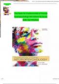 Test Bank for Fundamentals of Human Neuropsychology 8th Edition By Bryan Kolb