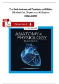 Test Bank - Anatomy and Physiology, 1st Edition (Elizabeth Co, 2023), Chapter 2-27 | All Chapters Fully Covered Newest Edition Instant Download PDF