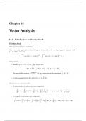 Student Solutions Manual Chapter 14 Vector Analysis