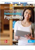 Test Bank for  Essentials of Understanding Psychology 14th Edition by Robert Feldman All Chapters Q & A  isbn-9781260829013 LATEST 