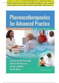 Complete Test Bank For Pharmacotherapeutics for Advanced Practice- A Practical Approach 5th Edition Arcangelo All Chapters (1-58) Complete  Guide Questions with Verified Answers Latest Edition 2025 Graded A+