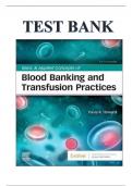 Test Bank for Basic and Applied Concepts of Blood Banking and Transfusion Practices 5th Edition by Howard | Complete Guide.