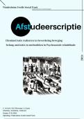 Scriptie voorbeeld Sport en Beweging Psychosociale Rehabilitatie - hoe motiveer je clienten tot sport? wetenschappelijke norm/aanbod /kennis motivatie clienten/behoud motivatie en methoden - Geslaagd cijfer 7.6