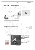 Lecuture Summary Image Processing & Computer Vision