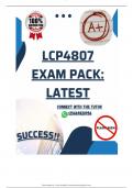 LCP4807 EXAM PACK 2025 {LATEST}