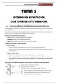 Tema 3 - Métodos de explotación con sostenimiento artificial