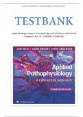 TESTBANK Applied Pathophysiology A Conceptual Approach 4th Edition Judi Nath All Chapters (1-20) | A+ ULTIMATE GUIDE 2025||| QUICK GUIDE