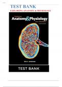 Test Bank For Exploring Anatomy & Physiology in the Laboratory 4th Edition by Erin C. Amerman| 9781640433984| All Chapters 1-29| LATEST