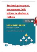 Test Bank For Management, 15th Edition by Mary A. Coulter Chapter1-18