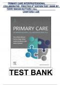 TEST BANK FOR Buttaro: Primary Care: A Collaborative Practice/ Interprofessional Collaborative Practice 6TH EDITION (All Chapters 1- 228) Questions And Answers in 260 Pages.