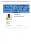 iHuman case study: Im peeing all the time- dissecting Urinary frequency in a 62- year – old Male, Week 10