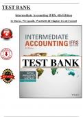 Test Bank - Intermediate Accounting IFRS, 4th Edition by Kieso, Chapter 1 - 24 > Download as a Pdf File <