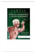 Test Bank For Physical Examination and Health Assessment 9th Edition by Carolyn Jarvis, Ann Eckhardt All Chapters 1-32 Full Complete 2025 | Verified Solution.