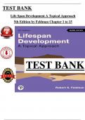 Test Bank for Lifespan Development: A Topical Approach 5th Edition (Feldman), Chapter 1 - 15 > Download as a Pdf File <