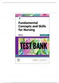 Test Bank for Fundamental Concepts and Skills for Nursing 6th Edition by Williams:Test Bank For Fundamental Concepts and Skills for Nursing 6th Edition by Patricia A. Williams Chapter 1-41: Guaranteed A+ Score