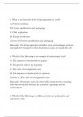 "Rio Salado BIO 202 Exam 1 Study Guide (2024): Verified Answers and Rationale"