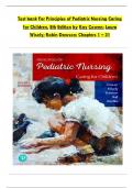 Test Bank for Principles of Pediatric Nursing Caring for Children 8th Edition By Jane W Ball; Ruth C Bindler; Kay Cowen; Michele Rose Shaw Chapter 1-31 Complete Guide A+