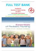 Test bank for essentials of pediatric nursing 5th edition by TERRI KYLE and  SUSAN CARMAN isbn-9781975236168 ALL CHAPTERS Latest Verified Edition