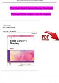 Test Bank - Basic Geriatric Nursing, 7th edition (Williams, 2020), Chapter 1-20 | All Chapters