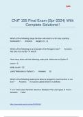 CNIT 155 Final Exam (Spr-2024) With Complete Solutions!!