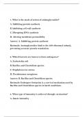 D311 WGU Microbiology OA 2024: Full Answers and Explanations