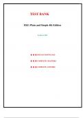 Test Bank - for EKG Plain and Simple 4th Edition, (Karen Ellis, 2016), Chapter 1-17 | All Chapters