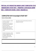 VIRTUAL ATI PREDICTOR GREEN LIGHT COMPLETED VATI GREENLIGHT STUDY SET | VERIFIED & DETAILED ANSWERS | COMPLETE GUIDE| 2025| GRADED A+