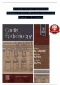 Test Bank For Gordis Epidemiology 7th Edition By David D Celentano; Moyses Szklo Chapters 1 - 20 Complete