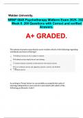 NRNP 6645 Psychotherapy Midterm Exam 2025- 2026 Week 6. 200 Questions with Correct and verified Answers.