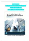 Construction Accounting and Financial Management, 4th Edition Solution Manual by Steven J. Peterson, Verified Chapters 1 - 18, Complete Newest Version