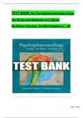 Test Bank for Psychopharmacology Drugs, The Brain and Behavior 3rd Edition