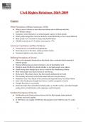 History A Level A* Civil Rights Notes - Ultimate Study Guide