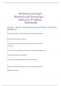 Beckmann and Ling's  Obstetrics and Gynecology /  Edition 8/ 8th edition  TESTBANK