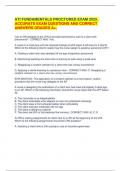 ATI FUNDAMENTALS PROCTORED EXAM 2025. ACCURATE EXAM QUESTIONS AND CORRECT ANSWERS GRADED A+.