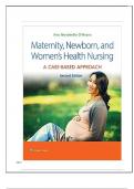 Test Bank for Maternity Newborn and Women’s Health Nursing: A Case-Based Approach 2nd Edition O’Meara all chapters with complete solution A+|||2025 upload