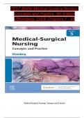 TEST BANK For Medical-Surgical Nursing, Concepts and Practice, 5th Edition by Stromberg, Verified Chapters 1 - 49, Complete Newest Version