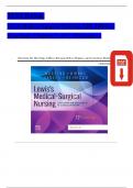 TEST BANK - Lewis Medical Surgical Nursing, 12th Edition (Harding), Chapters 1 - 69 | All Chapters Verified