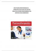 TEST BANK FOR PHARMACOTHERAPEUTICS FOR ADVANCED PRACTICE NURSE PRESCRIBERS 5TH EDITION WOO ROBINSON