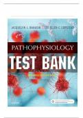 PATHOPHYSIOLOGY 6TH EDITION BANASIK TEST BANK BY JACQUELYN L. BANASIK NEW UPDATE  QUESTIONS AND ANSWERS