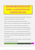 BUSMHR 3200 BUCHANAN OSU EXAM 1 – AA QUESTIONS AND ANSWERS 100% PASS