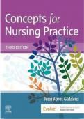 Concepts for nursing practice 3rd edition by jean foret giddens test bank