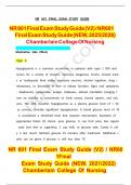 NR 601 Final Exam Study Guide (V2) / NR601  Final Exam Study Guide (NEW, 2025/2026)  Chamberlain College Of Nursing 