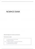 NCMHCE EXAM (UPDATED 2025) COMPLETE QUESTIONS AND ANSWERS 100% CORRECT