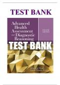 Test Bank For Advanced Health Assessment and Diagnostic Reasoning Fourth Edition By Jacqueline Rhoads And Sandra Wiggins Petersen.   ISBN: 9781284241310